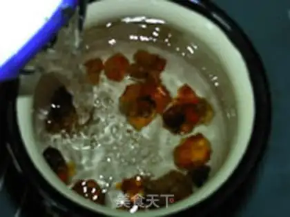 Make Peach gel apple step 1