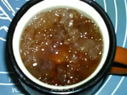 Make Peach gel apple step 2
