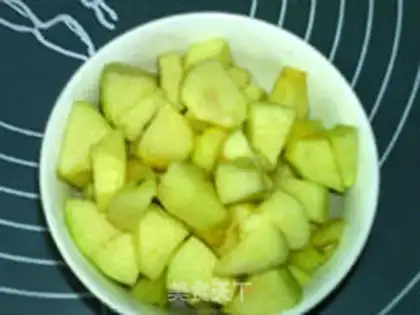 Make Peach gel apple step 5