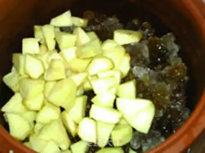 Make Peach gel apple step 6