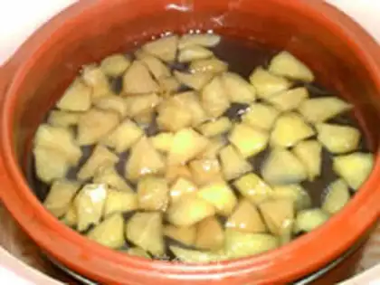 Make Peach gel apple step 10