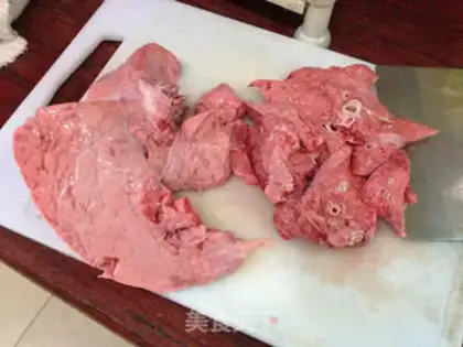 Make Olive stew pig lungs step 0