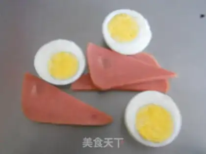 Make Salad ham and egg bread step 6