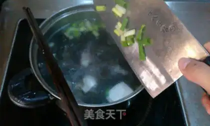 Make Purple tofu soup step 4
