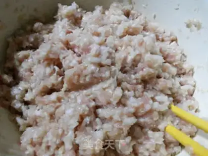 Make Pork dumplings step 2