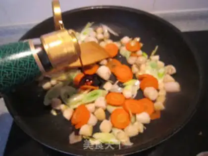 Make Scallop oil step 8