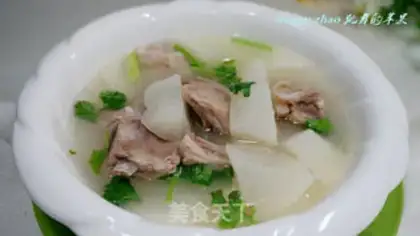 Make The radish lamb soup step 9