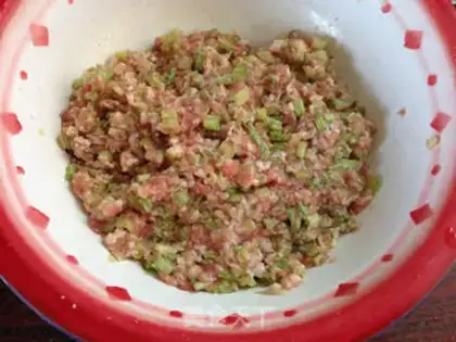 Make Celery dumplings step 9