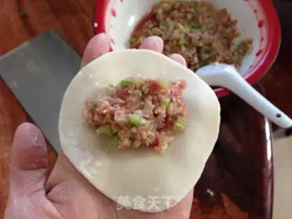 Make Celery dumplings step 10