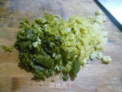 Make Snowflake mushrooms and beans step 2