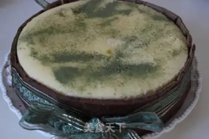 Make A tea cheesecake step 17