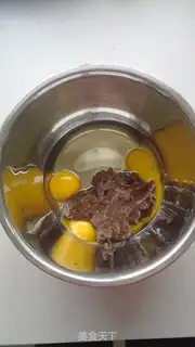 Make Red date cake step 4