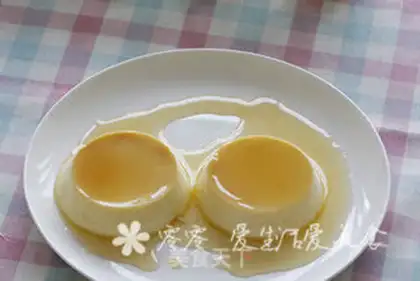 Make Caramel milk pudding step 9