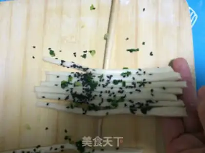 Make Onion sesame rolls step 5