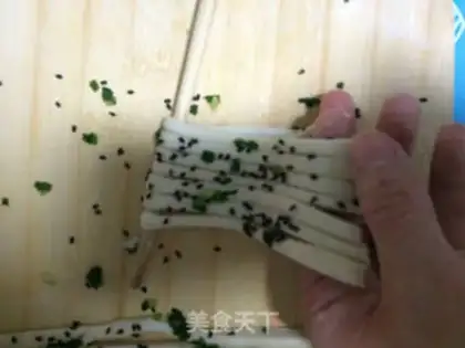 Make Onion sesame rolls step 6