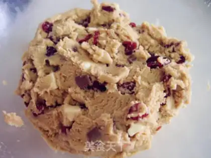 Make Cranberry chocolate soft cookies step 4