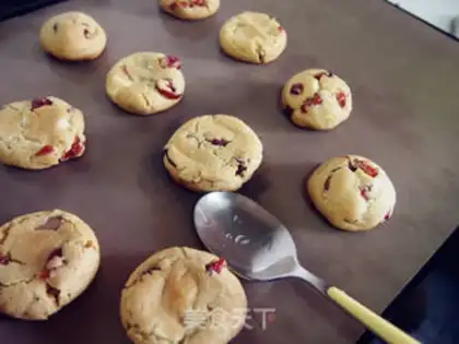 Make Cranberry chocolate soft cookies step 6