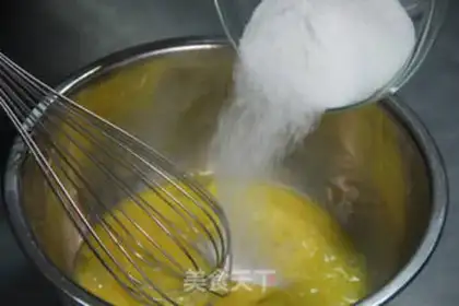 Make Coco scallop cake step 2