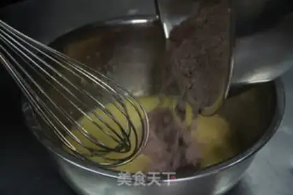 Make Coco scallop cake step 4