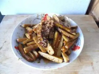 Make Spicy tofu dry step 7