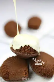 Make Coco scallop cake step 9