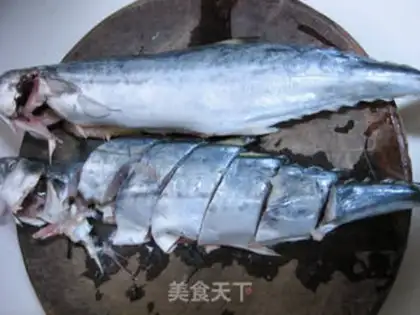 Make Red-burned mackerel step 2