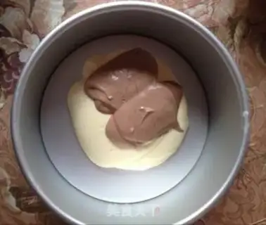 Make Zebra Zephyr cake step 16