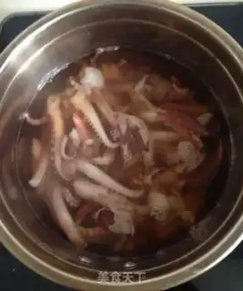Make Spicy squid step 3