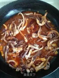Make Spicy squid step 7