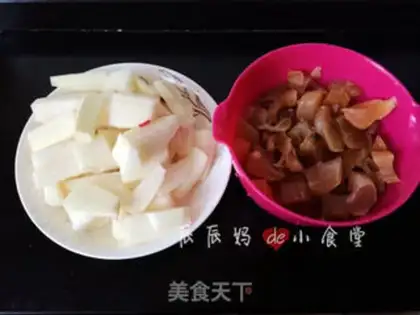 Make Cows and radish step 0