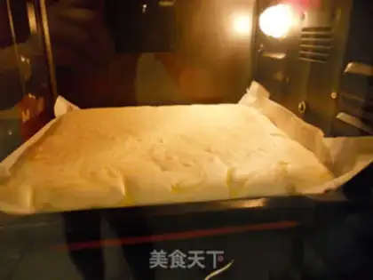 Make French laffy sponge cake step 10