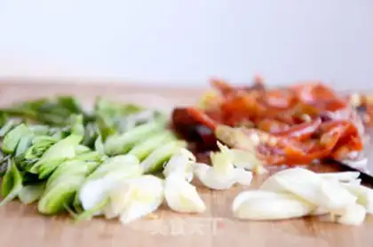 Make Garlic meat step 2
