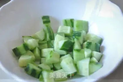 Make Bacon cucumber corn step 0