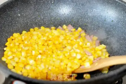 Make Bacon cucumber corn step 4