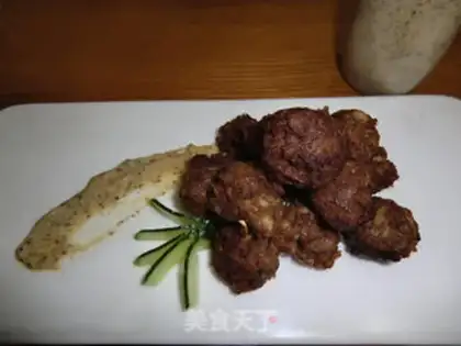 Make Black peppers, small meatballs step 4
