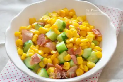 Make Bacon cucumber corn step 7