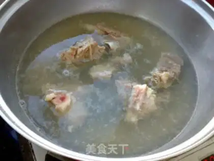 Make Pork bone mustard step 1