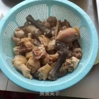 Make Red chicken step 1