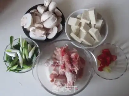Make Chicken mouth tofu step 0