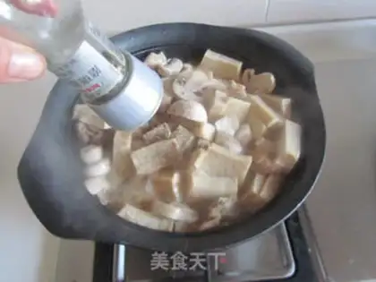 Make Chicken mouth tofu step 7