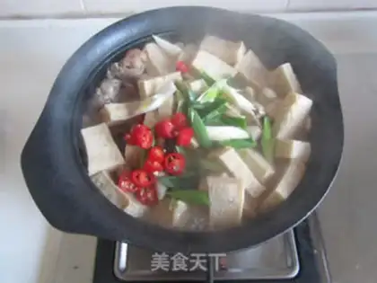 Make Chicken mouth tofu step 8