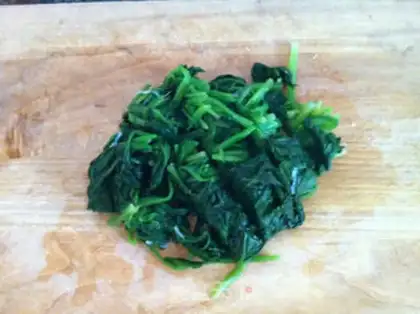 Make Peanut sesame sauce spinach step 5