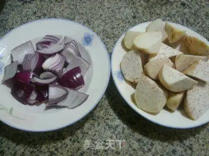 Make Purple onions step 0