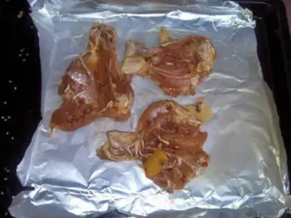 Make Chicken Leg Burger step 11