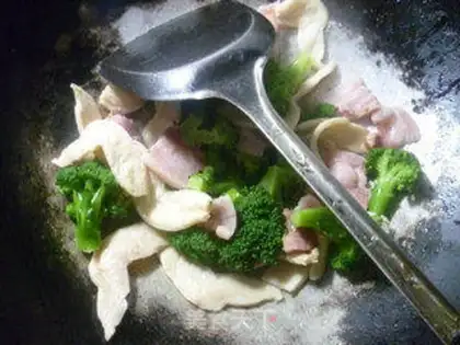 Make Salted protein, broccoli step 3