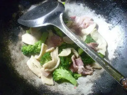 Make Salted protein, broccoli step 6