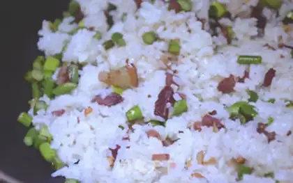 Make Garlic rice step 4
