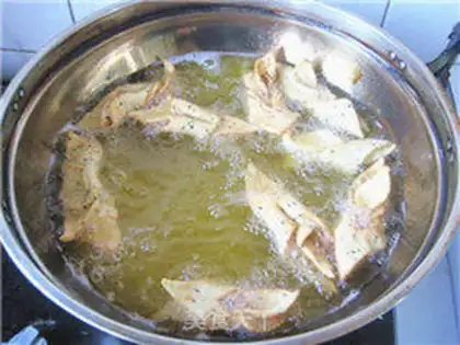 Make Fried soy leaves step 12