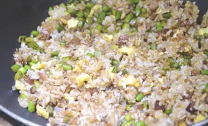 Make Garlic rice step 6