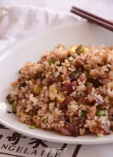 Make Garlic rice step 8